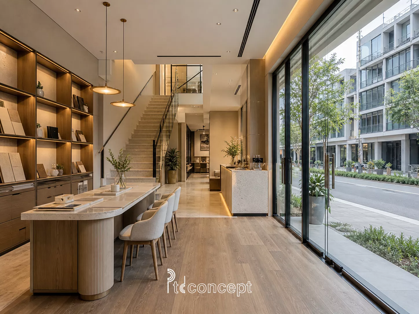 Hoàn thiện nội thất nhà phố thương mại SOHO The Global City theo mô hình showroom tư vấn