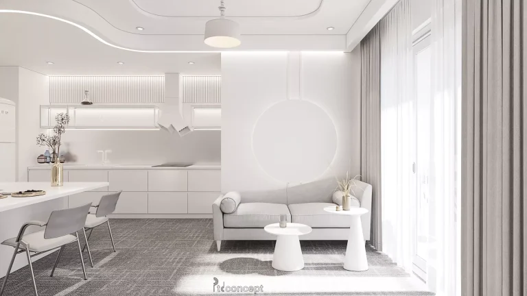 Thiết kế nội thất The Metropole Thủ Thiêm cho căn hộ đã bàn giao hoàn thiện