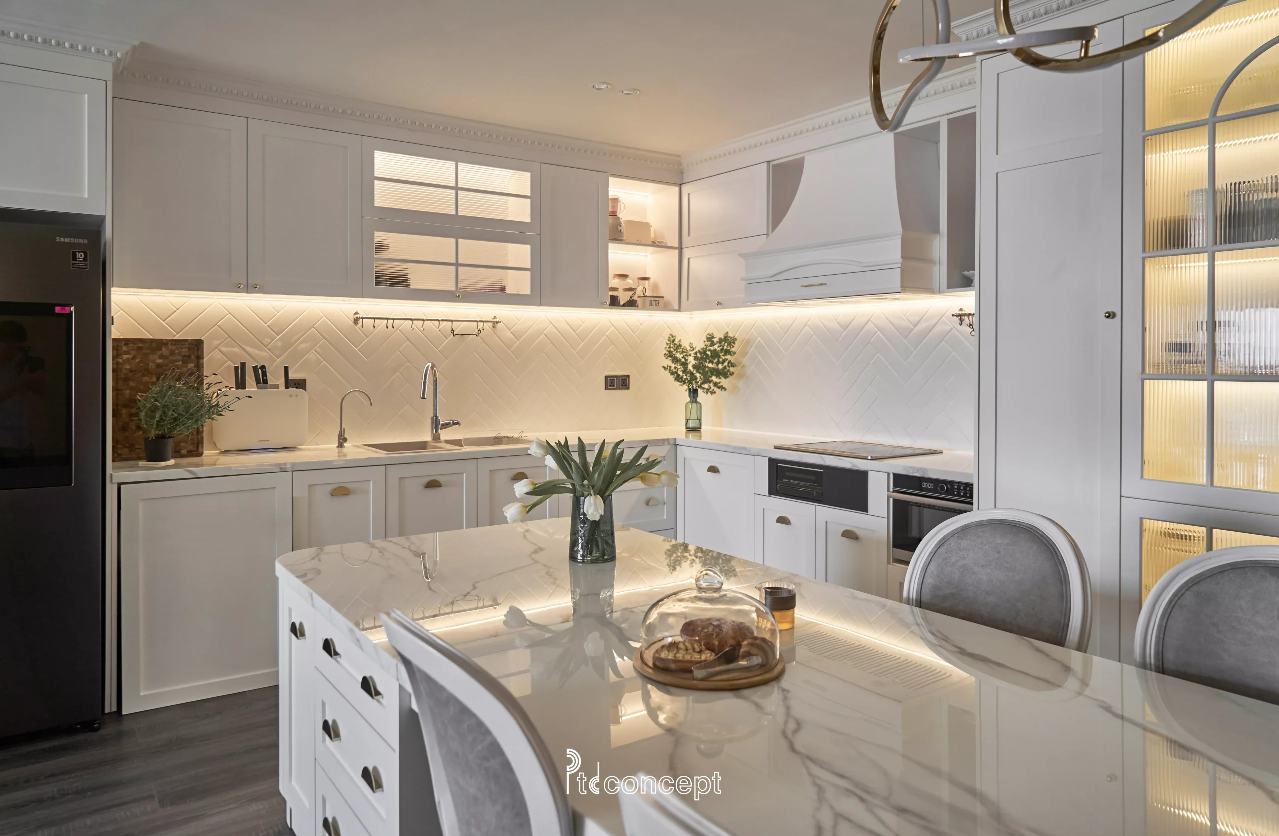 thiết kế thi công nội thất Gladia – không gian nội thất do PTD thực hiện