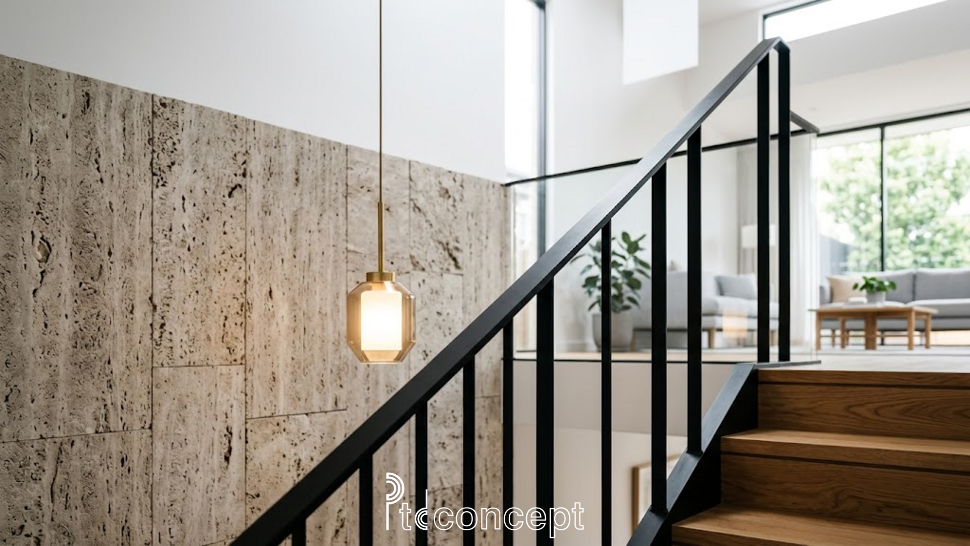 Phòng ngủ master trong căn hộ duplex với thiết kế tinh tế