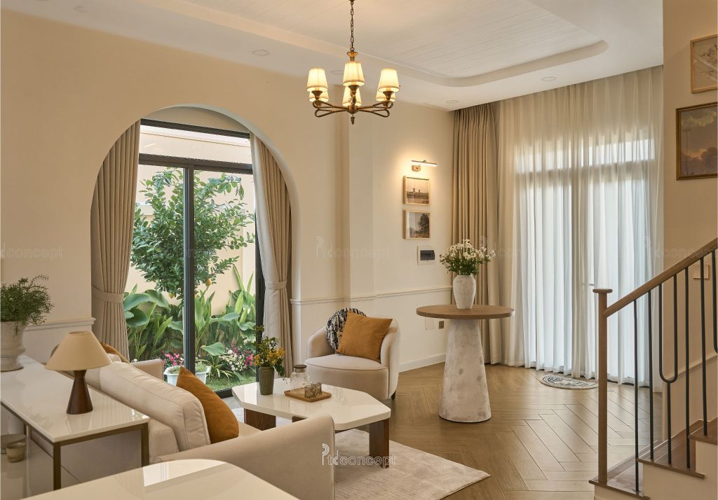 Vật liệu hoàn thiện nhà phố giao thô