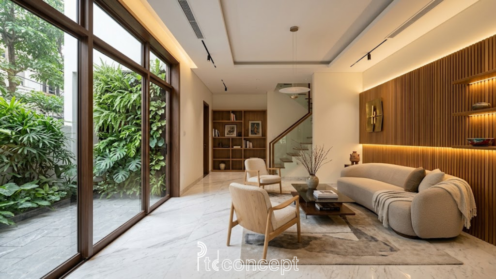ý tưởng cải tạo nhà phố cũ thành mới sang trọng