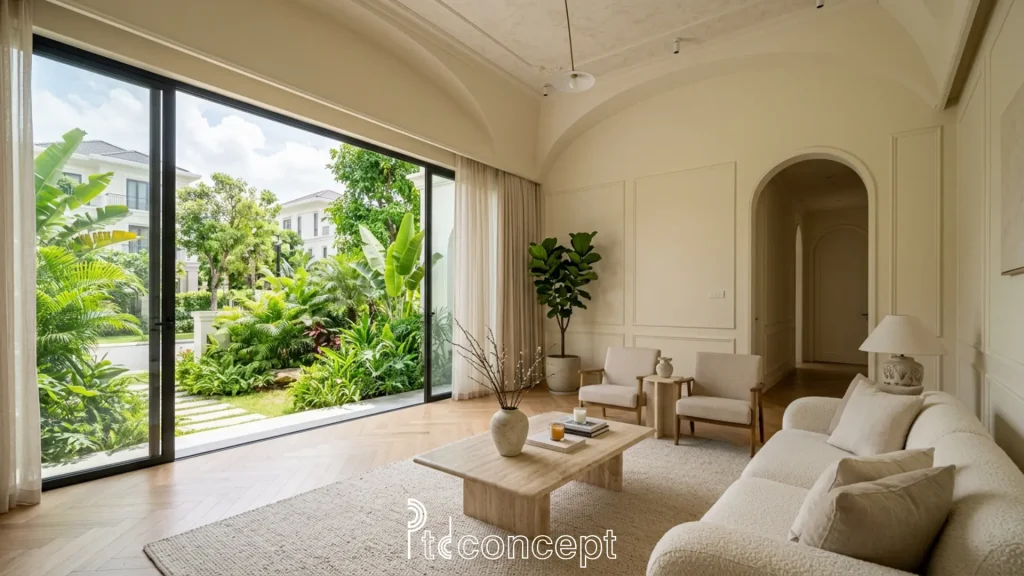 Mẫu thiết kế nội thất biệt thự Saigon Garden Riverside và giải pháp không gian sống xanh 2 mẫu thiết kế nội thất biệt thự Saigon Garden Riverside