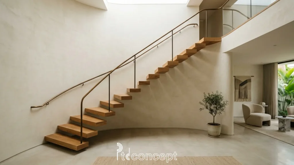 Cầu thang nhà phố hiện đại tạo điểm nhấn tinh tế cho không gian 7 cầu thang nhà phố hiện đại tạo điểm nhấn