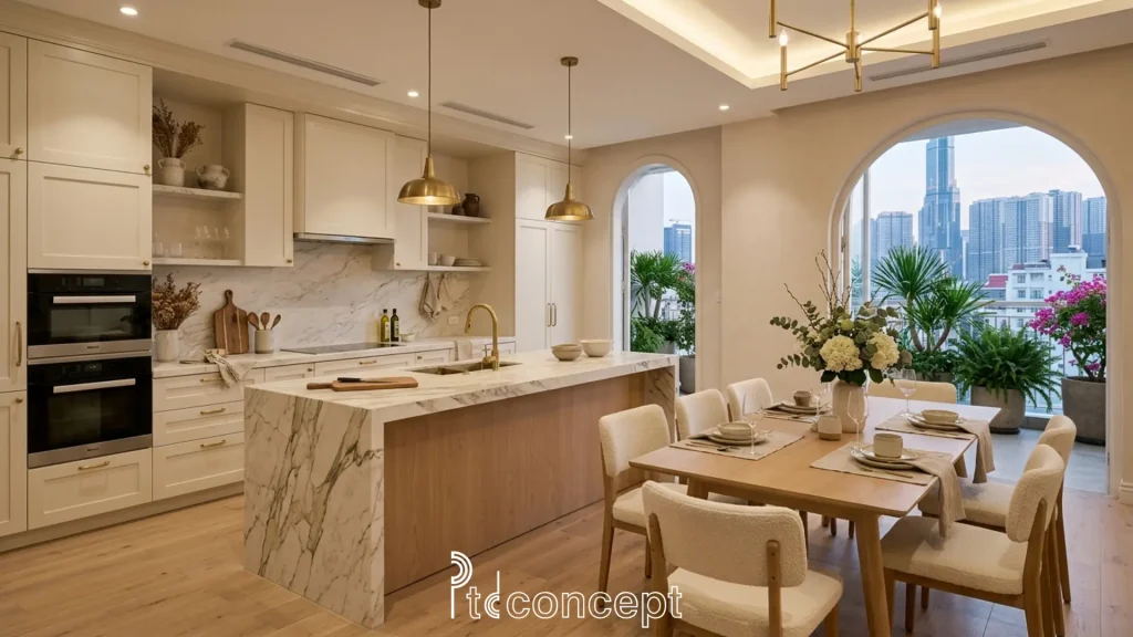 Nội thất villa phong cách tân cổ điển và những chuẩn mực không gian sống cao cấp 2 nội thất villa phong cách tân cổ điển