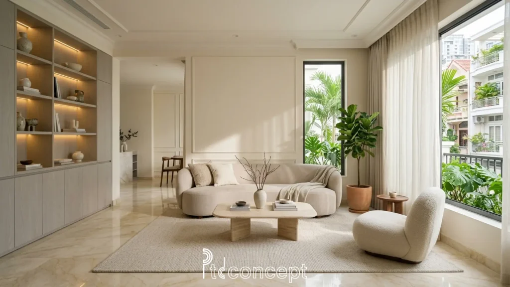 Quiet Luxury là gì trong nội thất nhà phố?