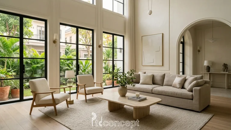 Thiết kế nội thất villa Modern Classic – cân bằng hài hòa giữa cũ và mới