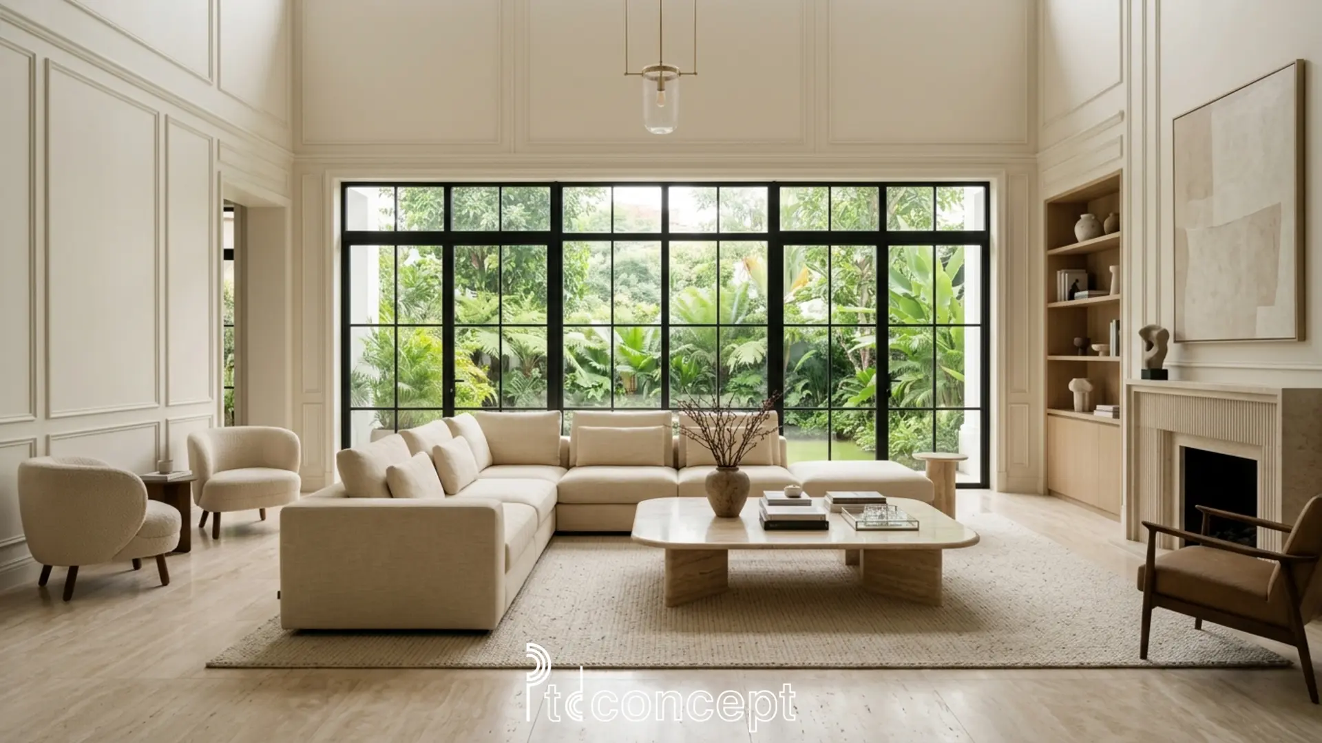 ý tưởng nội thất villa sang trọng theo phong cách Soft Quiet Luxury