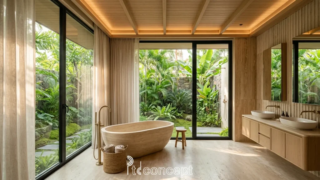 Ý tưởng thiết kế phòng tắm villa sang trọng 2026 cho không gian riêng tư tinh tế 9 Ý tưởng thiết kế phòng tắm villa sang trọng 2026